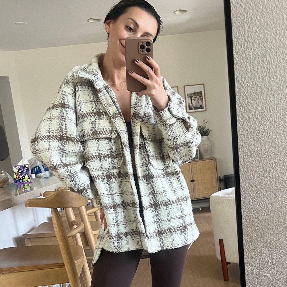 THELIFESTYLEDCO Flannel Shacket